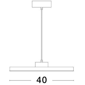 Lustra LED suspendata design circular ANDROMEDA - Img 4