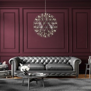 Lustra LED suspendata design circular Galaxy 82cm - Img 2