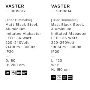 Lustra LED suspendata design decorativ VASTER L-120cm - Img 3