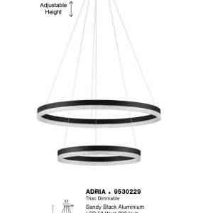 Lustra LED suspendata design elegant ADRIA D-60cm - Img 2