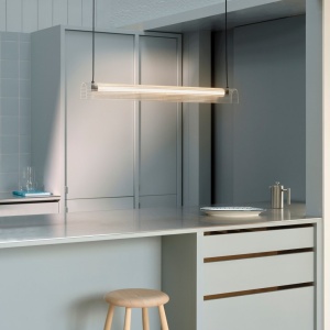 Lustra LED suspendata design liniar Aliani - Img 3