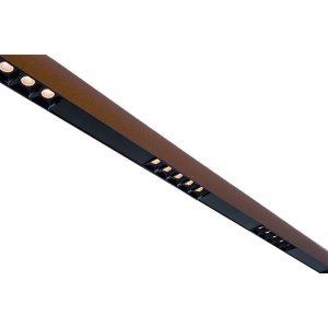 Lustra LED suspendata design liniar BRONZE-BLACK 50W - Img 1