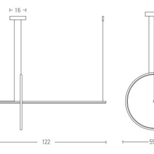 Lustra LED suspendata design minimalist Circle - Img 4