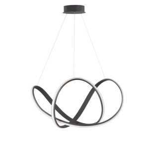 Lustra LED suspendata design modern APUS negru NVL-9348051 - Img 1