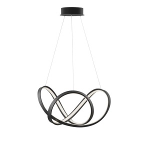 Lustra LED suspendata design modern APUS negru NVL-9348053