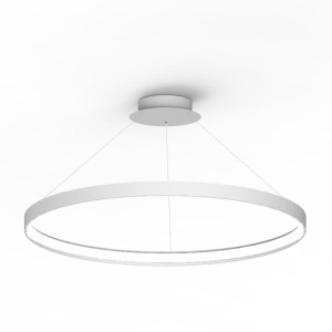 Lustra LED suspendata design modern circular CIRCLE 78, alb LA0716/1 - WH ZL - Img 1