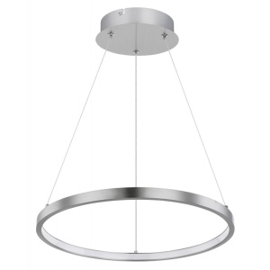 Lustra LED suspendata design modern circular RALPH 19W nichel 95921 universul-luminii.ro
