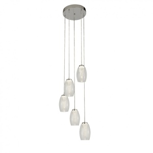 Lustra LED suspendata design modern Cyclone 5L 97291-5CL SRT - Img 1