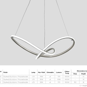 Lustra LED suspendata design modern Magic 29W 4841SS SRT 577291 universul-luminii.ro