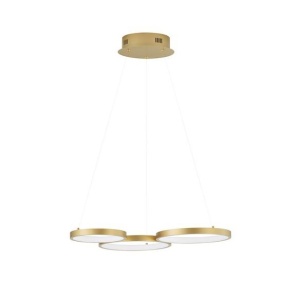 Lustra LED suspendata design modern MAGNUS R3 aurie - Img 1