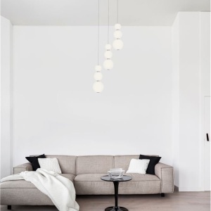 Lustra LED suspendata design modern PERLA - Img 2
