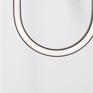 Lustra LED suspendata design modern QUERALT negru 205461 universul-luminii.ro