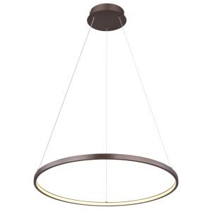 Lustra LED suspendata design modern Ralph cafea 60,5cm