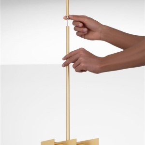 Lustra LED suspendata design modern REVIA aurie - Img 7
