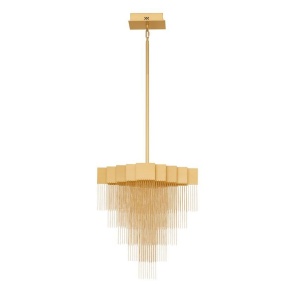 Lustra LED suspendata design modern REVIA aurie