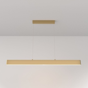 Lustra LED suspendata design modern Step auriu - Img 6