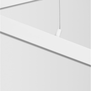Lustra LED suspendata design modern X-LINE alba - Img 5