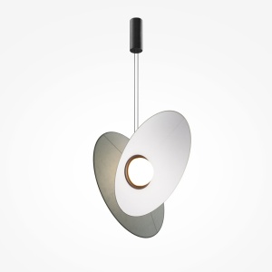 Lustra LED suspendata Evolution gri 244761 universul-luminii.ro