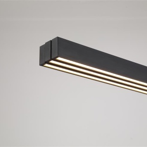 Lustra LED suspendata extensibila Linear negru 562201 universul-luminii.ro