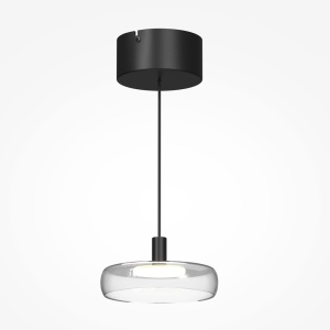 Lustra LED suspendata Float sticla transparenta - Img 2