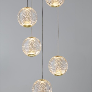 Lustra LED suspendata moderna design elegant BRILLANTE 5L 203721 universul-luminii.ro