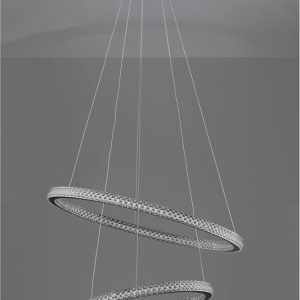 Lustra LED suspendata moderna design elegant GINEVRA 54W - Img 5