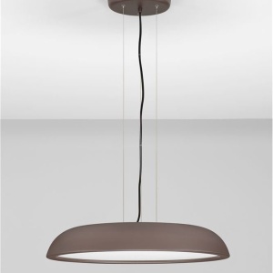 Lustra LED suspendata stil modern FELICIA maro 60cm - Img 3