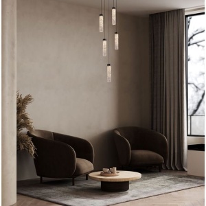 Lustra LED suspendata stil modern ZELON - Img 2