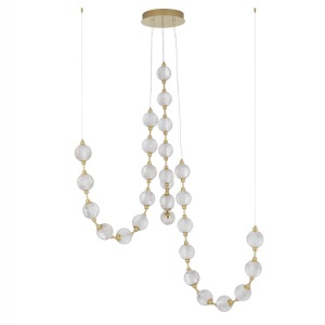 Lustra LED XXL suspendata moderna design elegant BRILLANTE