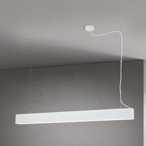 Lustra liniara aplicata/ suspendata LED CCT PALKKI 113cm, alb