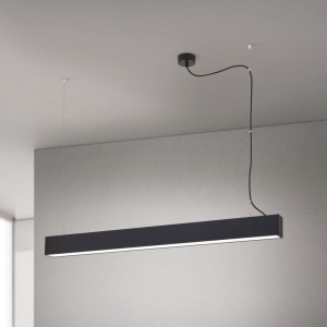 Lustra liniara aplicata/ suspendata LED CCT PALKKI 113cm, negru - Img 8
