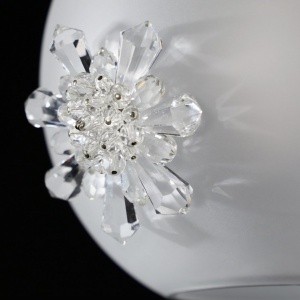 Lustra LUX decorativ fulgi de zapada din cristal SNOWFLAKE 02B-SB 622951 universul-luminii.ro