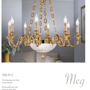 Lustra LUX design clasic realizata manual Meg 225551 universul-luminii.ro