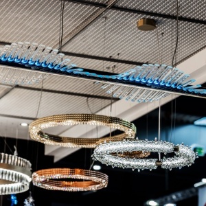 Lustra LUX moderna design circular D60 CONVEX 02 - Img 9