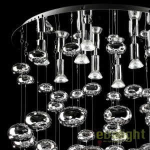 Lustra moderna aplicata design deosebit 80cm Luvia CH - Img 3