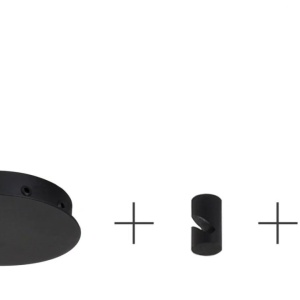 Lustra moderna cu 10 pendule de 3metri Ziko G9 negru 62581 universul-luminii.ro