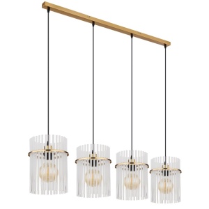 Lustra moderna cu 4 pendule GORLEY auriu 235701 universul-luminii.ro