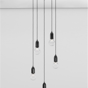 Lustra moderna cu 5 pendule design minimalist VEDA 106871 universul-luminii.ro