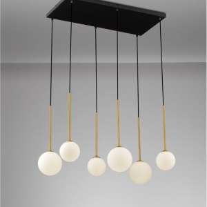 Lustra moderna cu 6 pendule SAVOY 232761 universul-luminii.ro