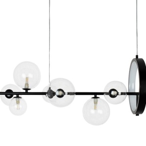 Lustra moderna cu 7 de surse de lumina si LED LINEA 90 137751 universul-luminii.ro