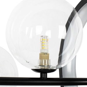 Lustra moderna cu 7 de surse de lumina si LED LINEA 90 222381 universul-luminii.ro