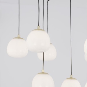 Lustra moderna design deosebit cu 8 de surse de lumina THE EGG 121411 universul-luminii.ro
