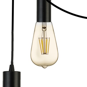 Lustra moderna design minimalist Squiggle 5L 9665-5BK SRT - Img 4