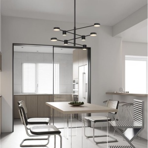 Lustra moderna dimabila cu 8 spoturi LED NORDIK 213501 universul-luminii.ro