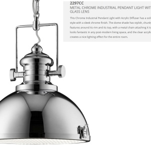 Lustra moderna Industrial crom 2297CC SRT 185181 universul-luminii.ro