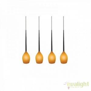 Lustra moderna Izza 4 Amber