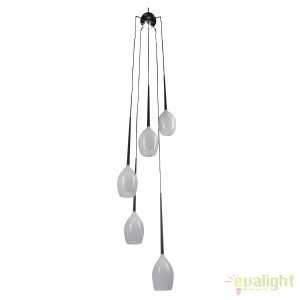 Lustra moderna Izza 5 white 47961 universul-luminii.ro