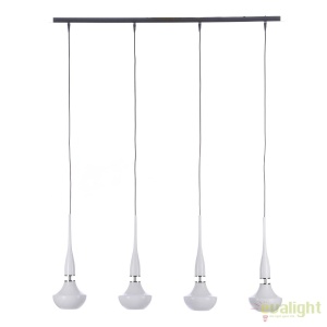 Lustra moderna Tasos 4 white 64271 universul-luminii.ro