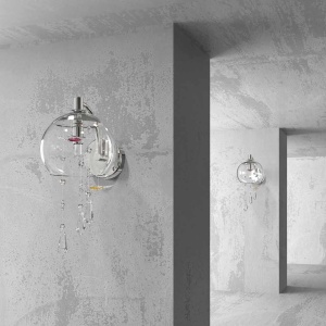 Lustra moderna Vision decorata cu fluturi si Cristal Bohemia Exclusive PAPILLON 02 – CH 193271 universul-luminii.ro