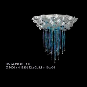 Lustra moderna Vision design LUX Cristal Bohemia Exclusive HARMONY 05 95551 universul-luminii.ro